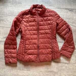 Women's Quilted Jacket - Rust